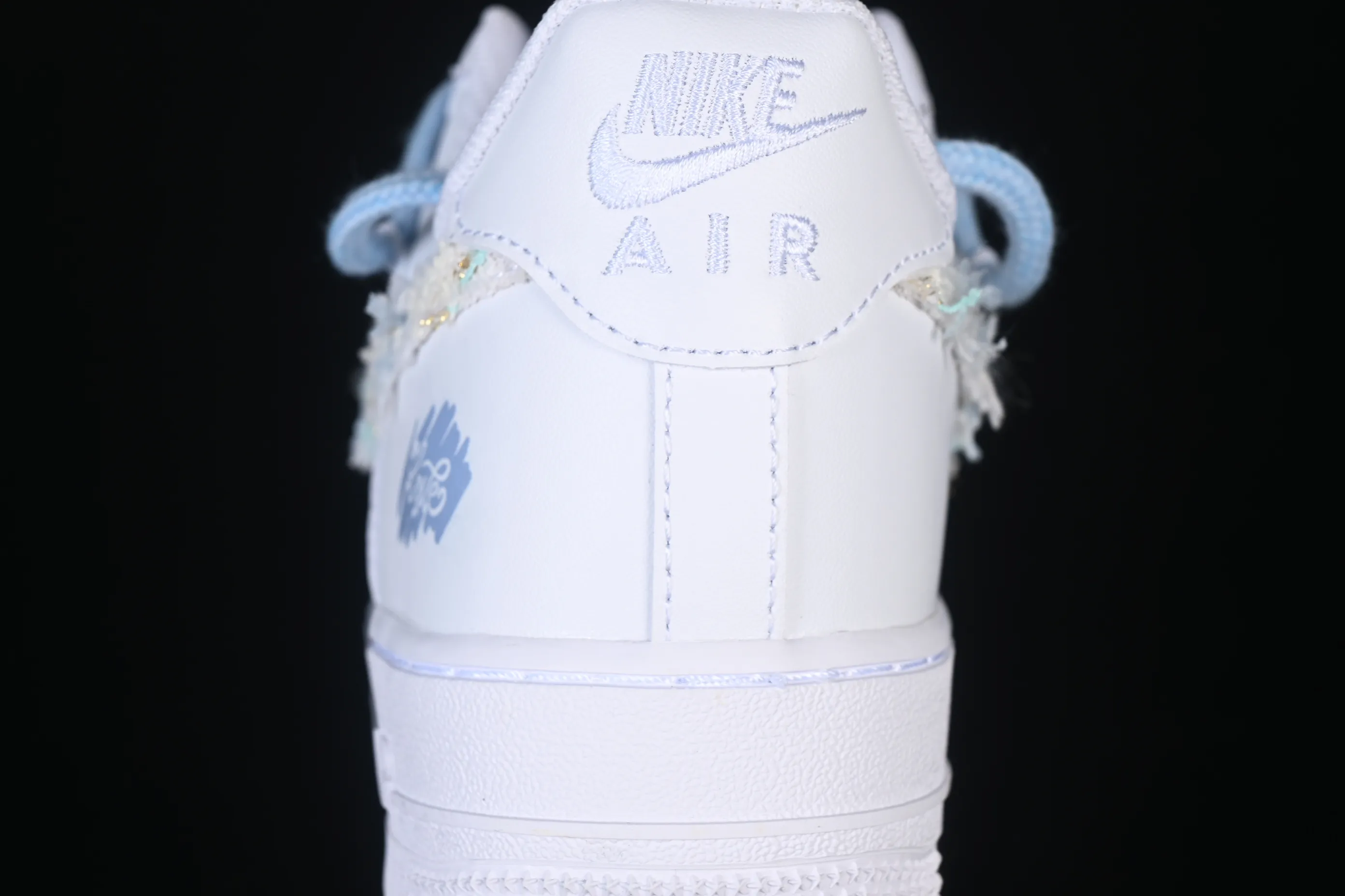 All categories Nk Air Force 1 Air Force series Nk Air Force 1 Low Air Force low-top Nike Air Force 1'07 Low milk blue weaving Air Force 1 low-top casual sneakers DC9999-223